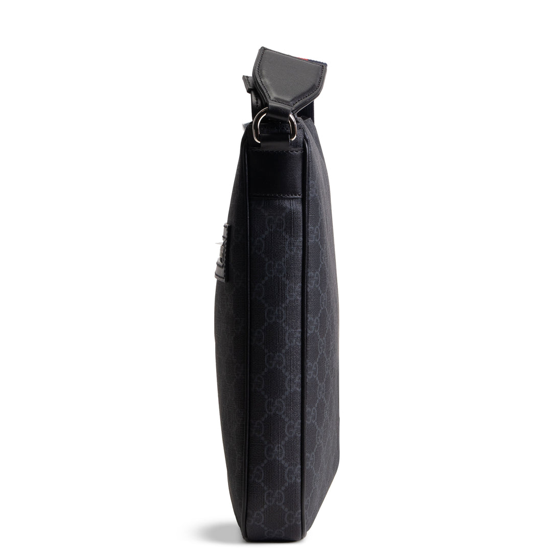GUCCI GG Supreme Messenger XL - Black