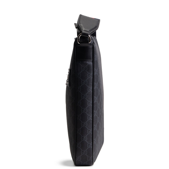 GUCCI GG Supreme Messenger XL - Black