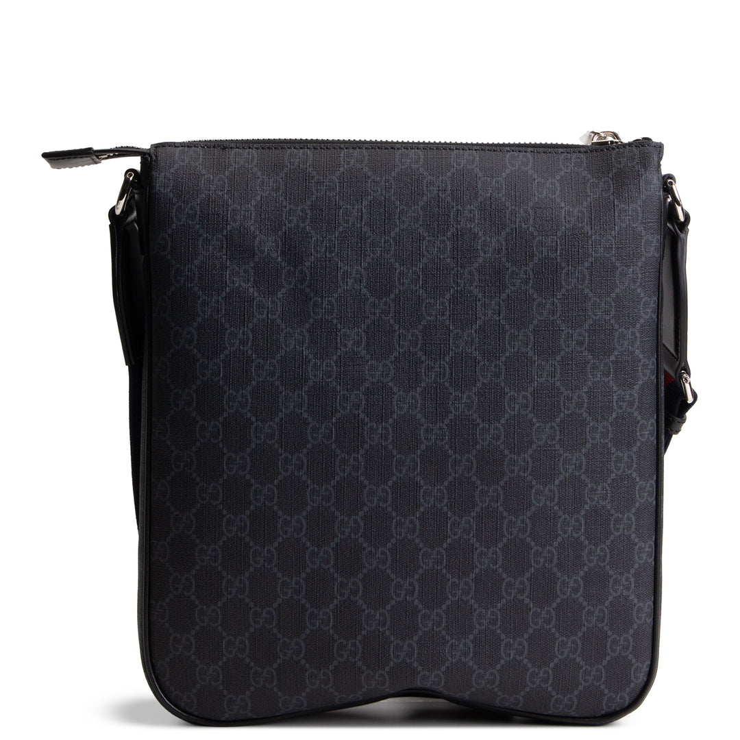 GUCCI GG Supreme Messenger XL - Black