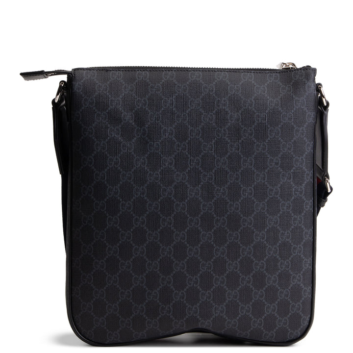 GUCCI GG Supreme Messenger XL - Black