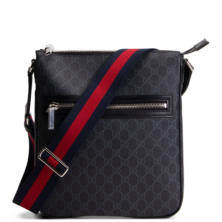 GUCCI GG Supreme Messenger XL - Black