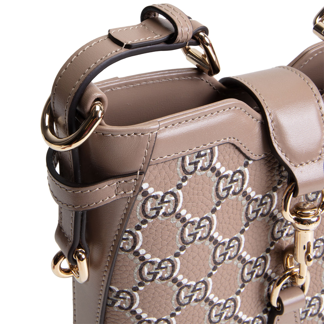 GUCCI GG Shadow Bucket Bag - Taupe