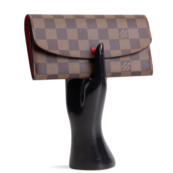 LOUIS VUITTON Emilie Wallet - Damier Ebene