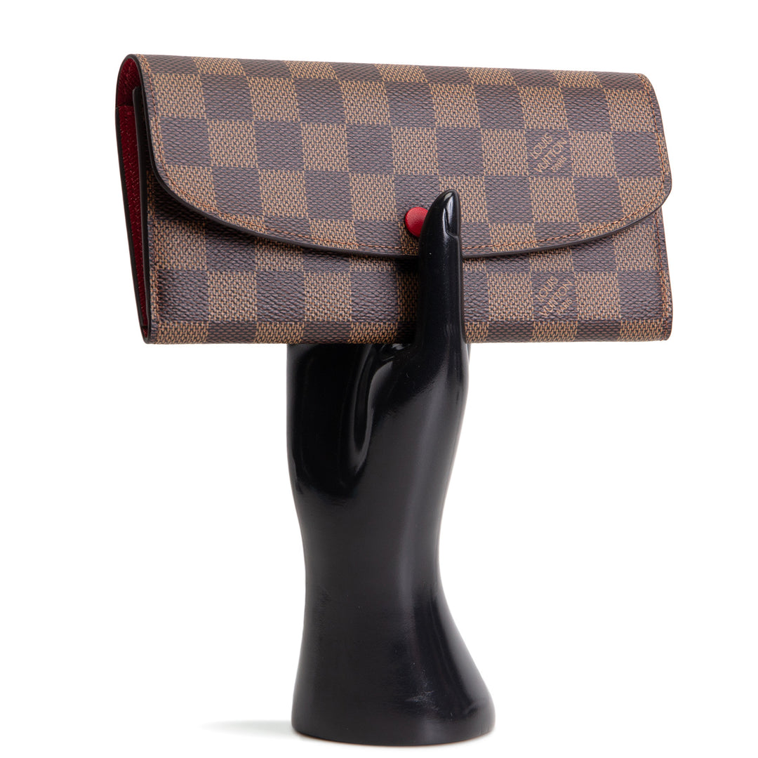 LOUIS VUITTON Emilie Wallet - Damier Ebene