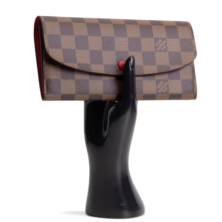 LOUIS VUITTON Emilie Wallet - Damier Ebene