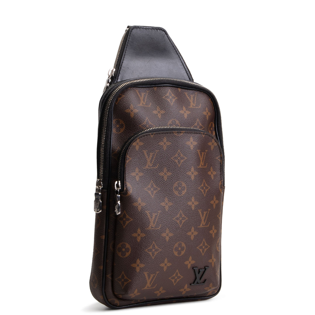 LOUIS VUITTON Monogram Macassar Avenue Sling