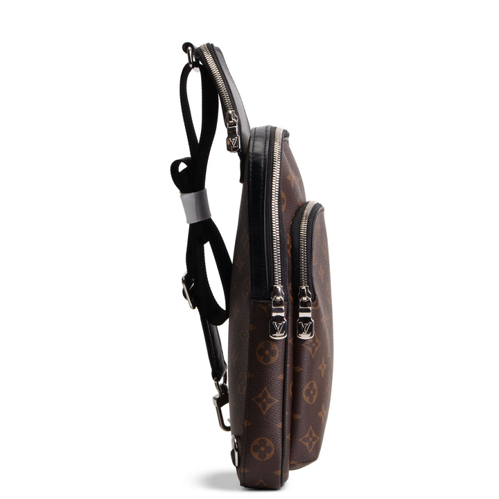 LOUIS VUITTON Monogram Macassar Avenue Sling