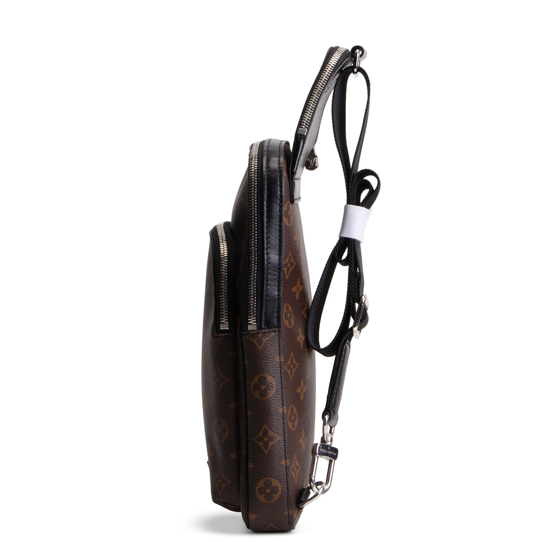 LOUIS VUITTON Monogram Macassar Avenue Sling
