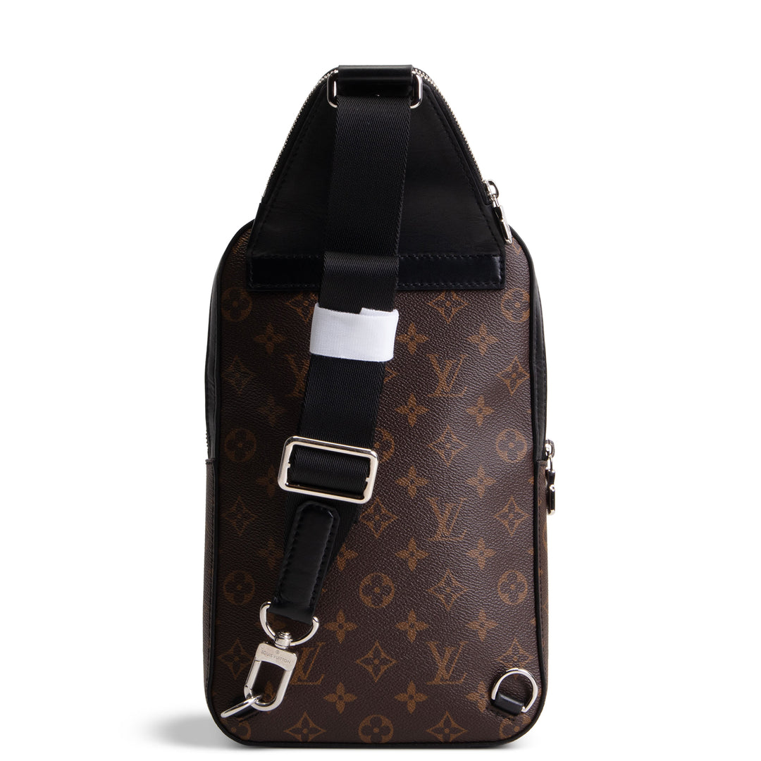 LOUIS VUITTON Monogram Macassar Avenue Sling