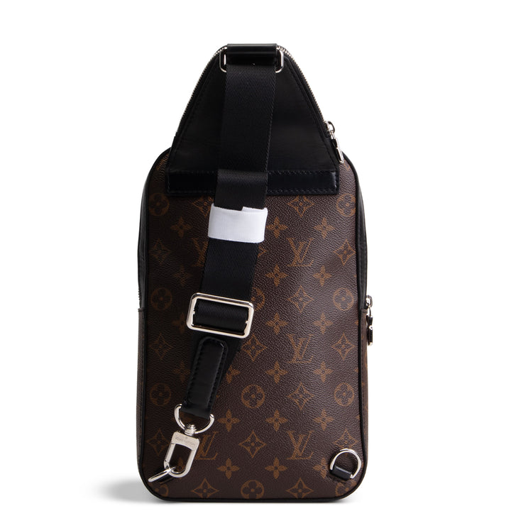 LOUIS VUITTON Monogram Macassar Avenue Sling