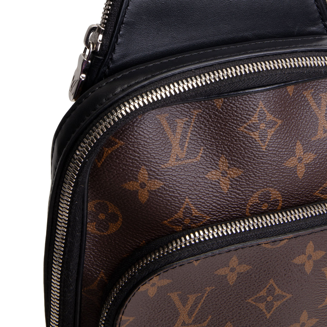 LOUIS VUITTON Monogram Macassar Avenue Sling