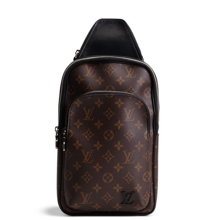 LOUIS VUITTON Monogram Macassar Avenue Sling
