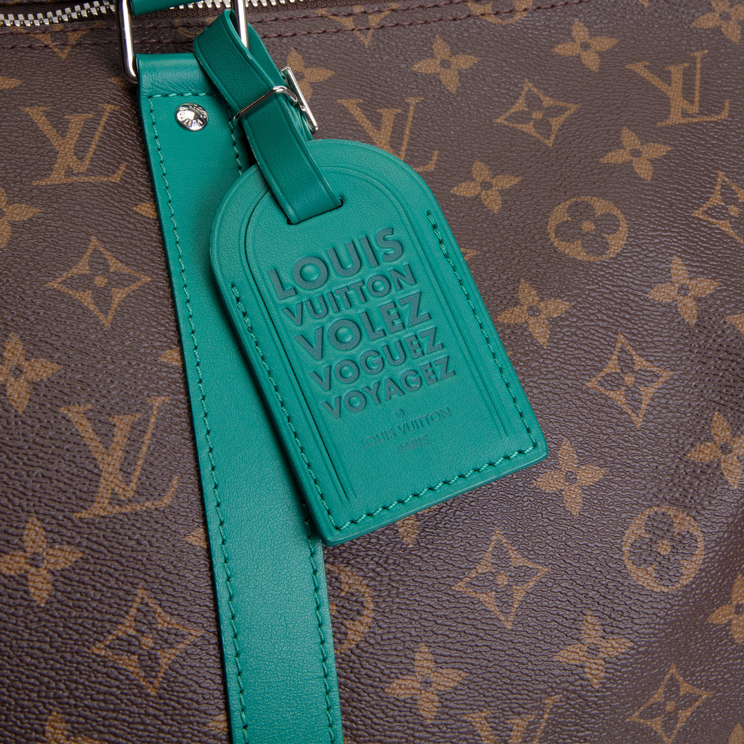 LOUIS VUITTON Monogram Keepall Bandouliere 50 - Borneo Green Trim
