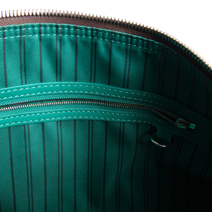 LOUIS VUITTON Monogram Keepall Bandouliere 50 - Borneo Green Trim