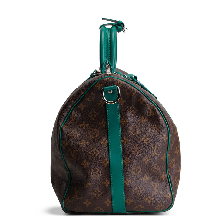 LOUIS VUITTON Monogram Keepall Bandouliere 50 - Borneo Green Trim