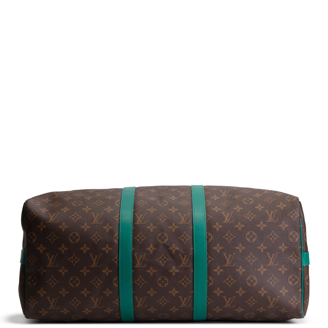 LOUIS VUITTON Monogram Keepall Bandouliere 50 - Borneo Green Trim