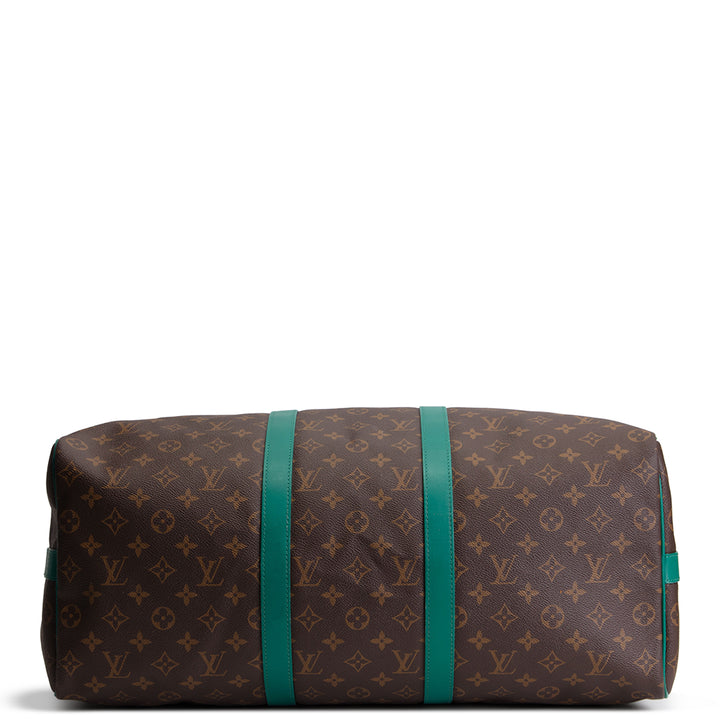 LOUIS VUITTON Monogram Keepall Bandouliere 50 - Borneo Green Trim
