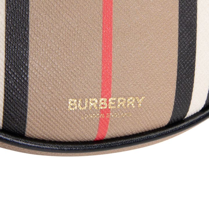 BURBERRY Louise Round Icon Stripe Bag