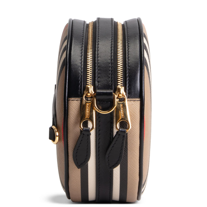 BURBERRY Louise Round Icon Stripe Bag