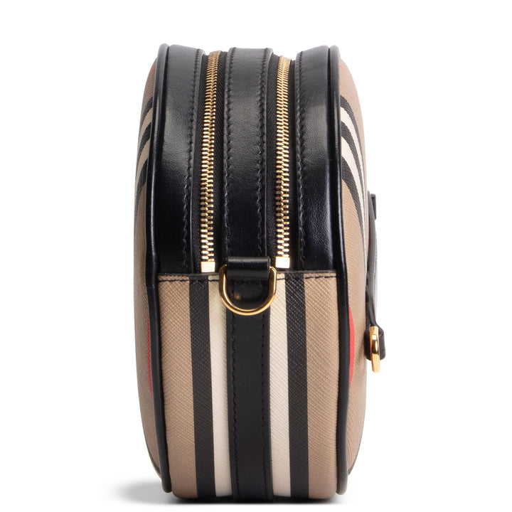 BURBERRY Louise Round Icon Stripe Bag
