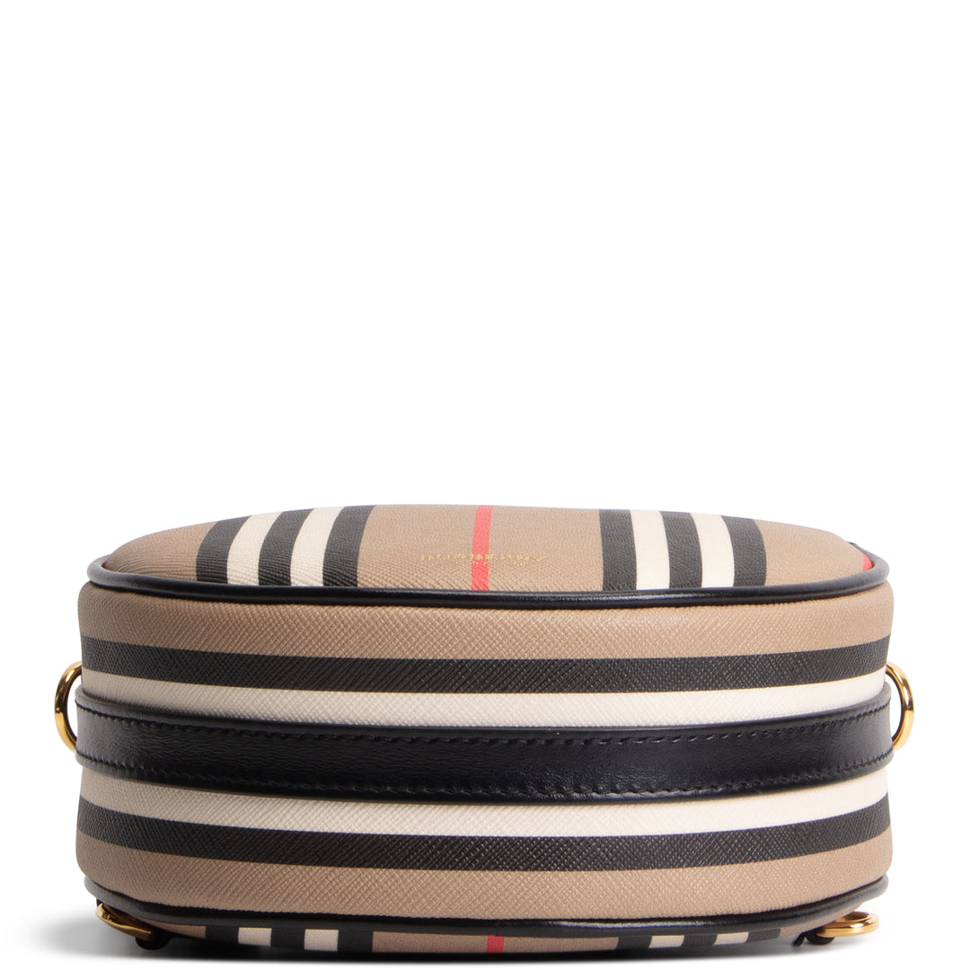BURBERRY Louise Round Icon Stripe Bag