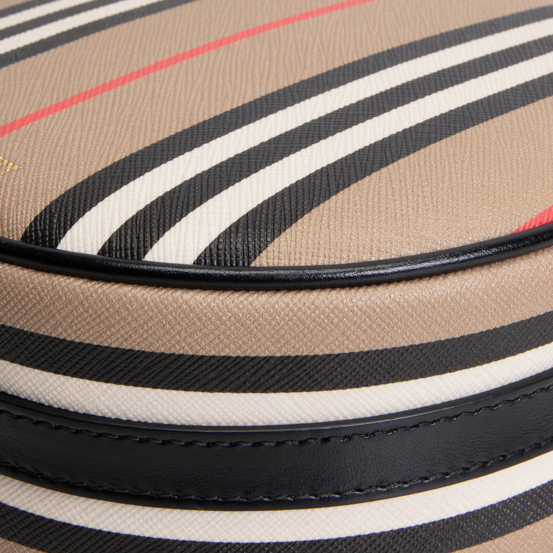 BURBERRY Louise Round Icon Stripe Bag