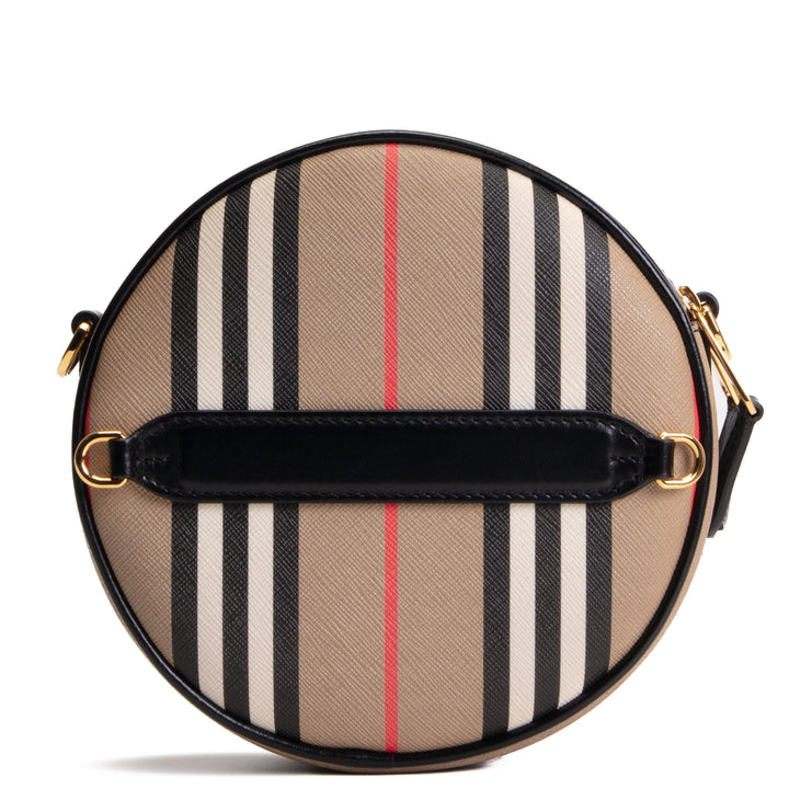 BURBERRY Louise Round Icon Stripe Bag