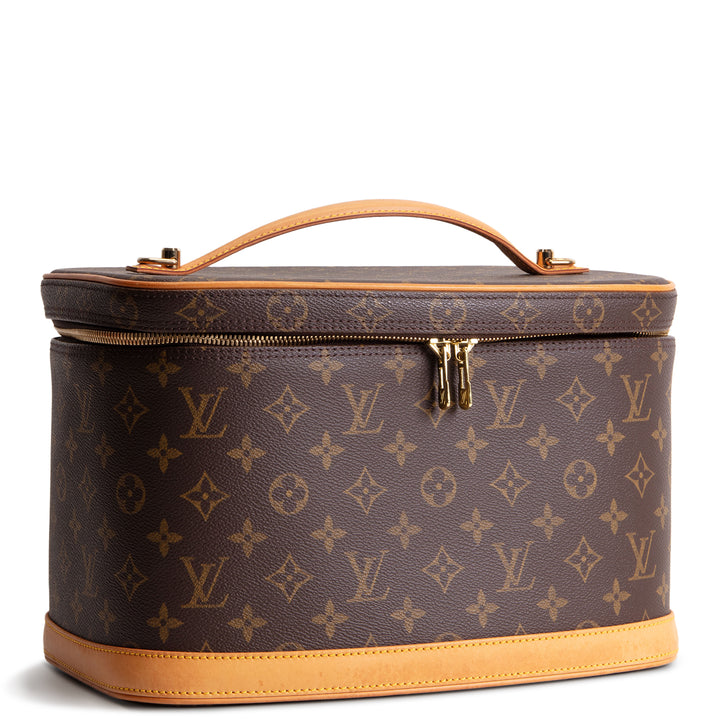 LOUIS VUITTON Vintage Nice Vanity Train Case - Monogram