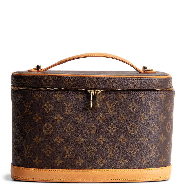 LOUIS VUITTON Vintage Nice Vanity Train Case - Monogram