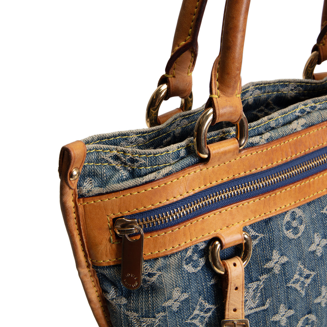 LOUIS VUITTON Denim Sac Plat - Blue