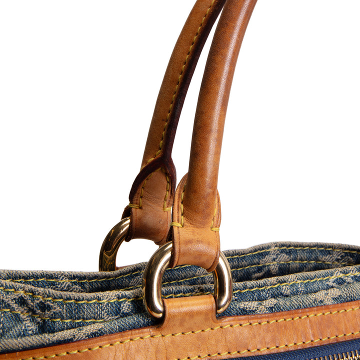 LOUIS VUITTON Denim Sac Plat - Blue