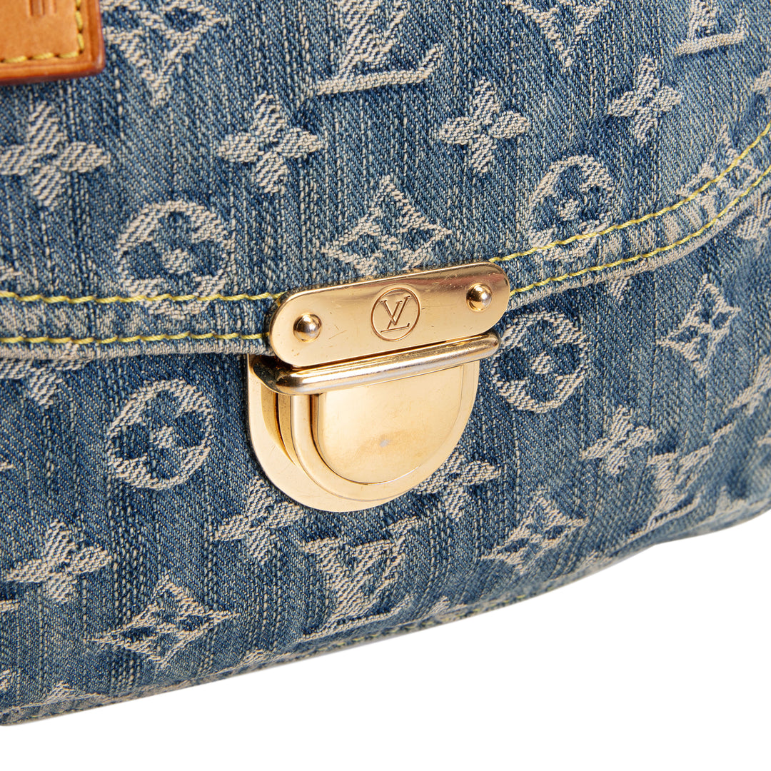 LOUIS VUITTON Denim Sac Plat - Blue