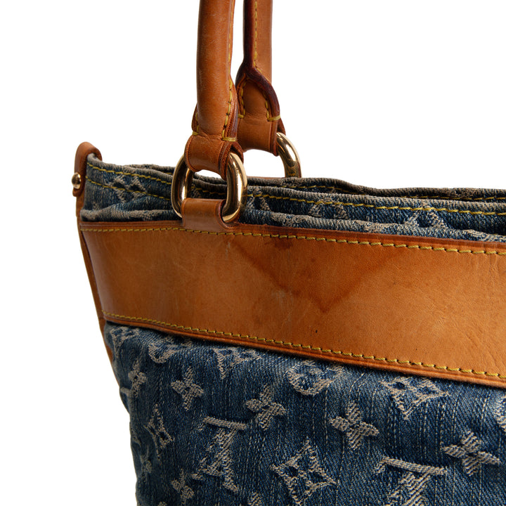 LOUIS VUITTON Denim Sac Plat - Blue