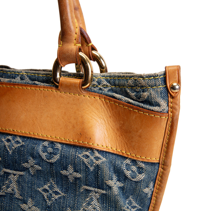 LOUIS VUITTON Denim Sac Plat - Blue