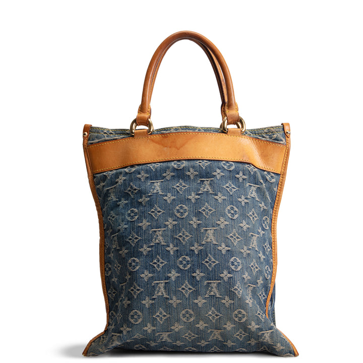 LOUIS VUITTON Denim Sac Plat - Blue