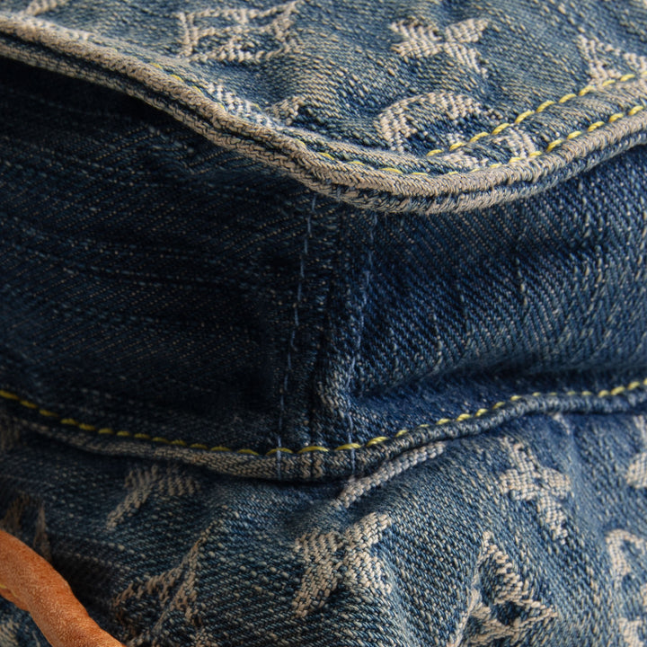 LOUIS VUITTON Denim Sac Plat - Blue