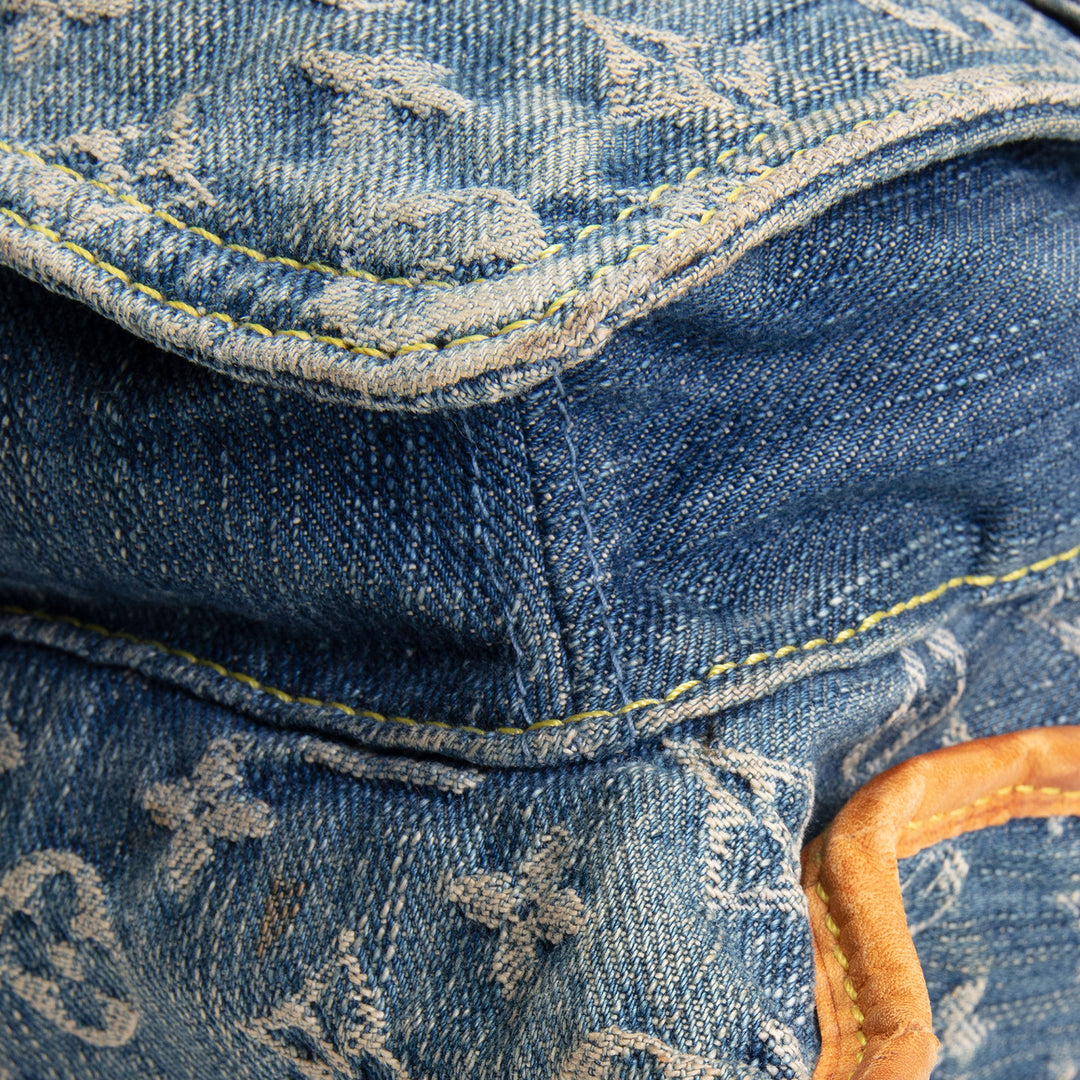 LOUIS VUITTON Denim Sac Plat - Blue