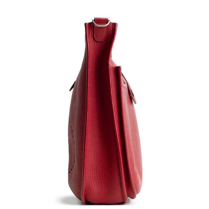 HERMES Togo Evelyne III GM - Rouge Garance (Crimson Red)