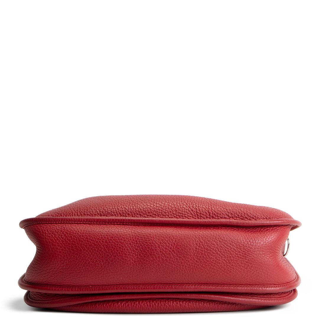 HERMES Togo Evelyne III GM - Rouge Garance (Crimson Red)