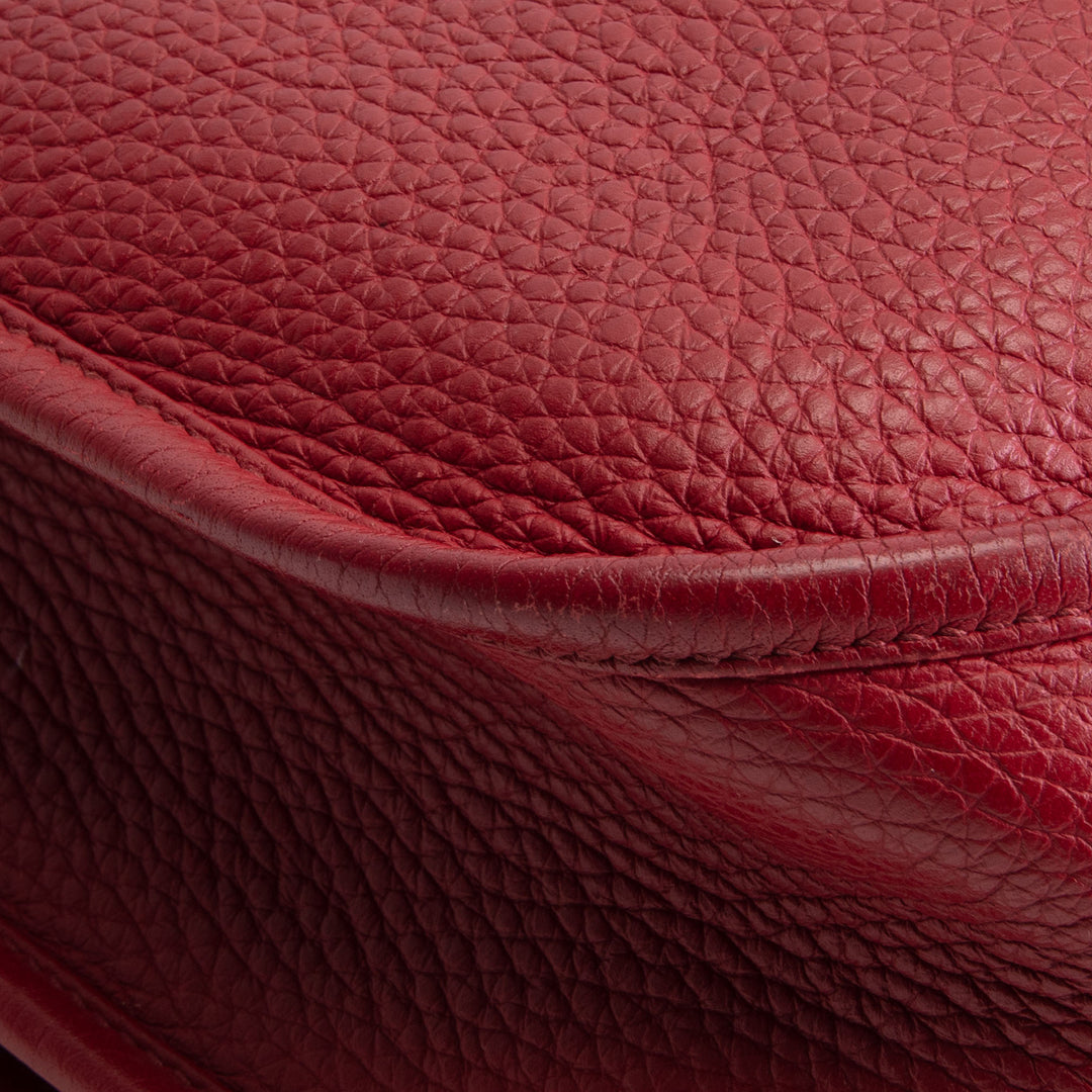HERMES Togo Evelyne III GM - Rouge Garance (Crimson Red)