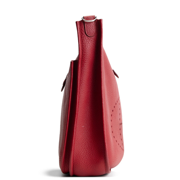 HERMES Togo Evelyne III GM - Rouge Garance (Crimson Red)