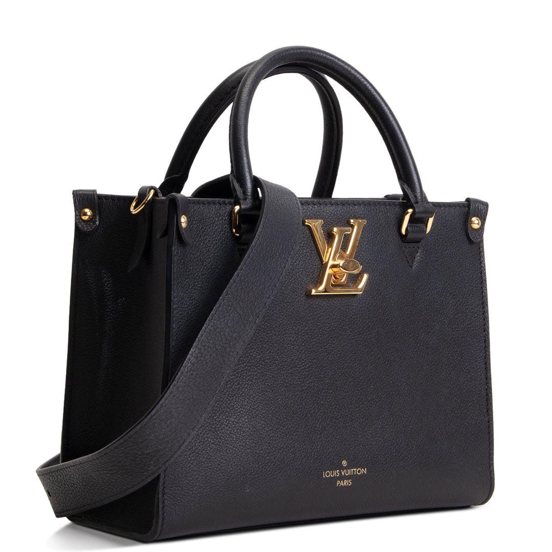 LOUIS VUITTON Lock & Go Tote - Black