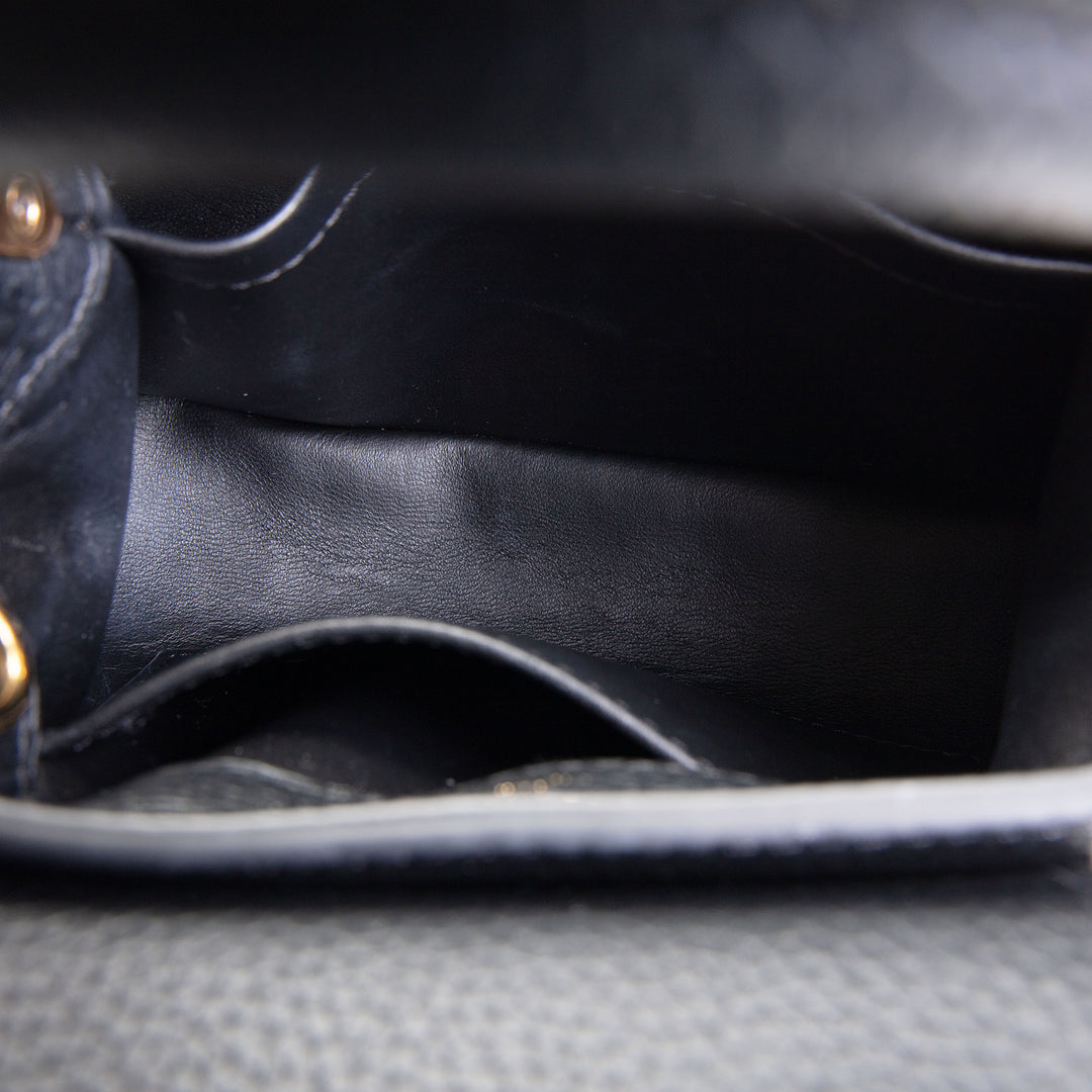 LOUIS VUITTON Mini Capucines Shoulder Bag - Black