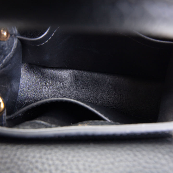 LOUIS VUITTON Mini Capucines Shoulder Bag - Black