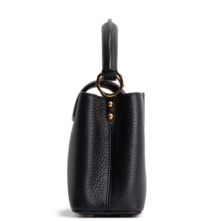 LOUIS VUITTON Mini Capucines Shoulder Bag - Black