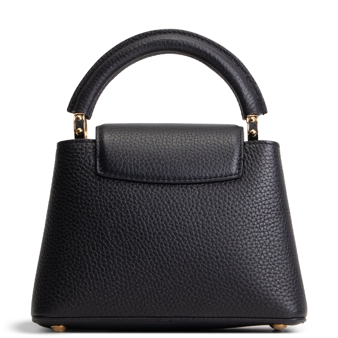 LOUIS VUITTON Mini Capucines Shoulder Bag - Black
