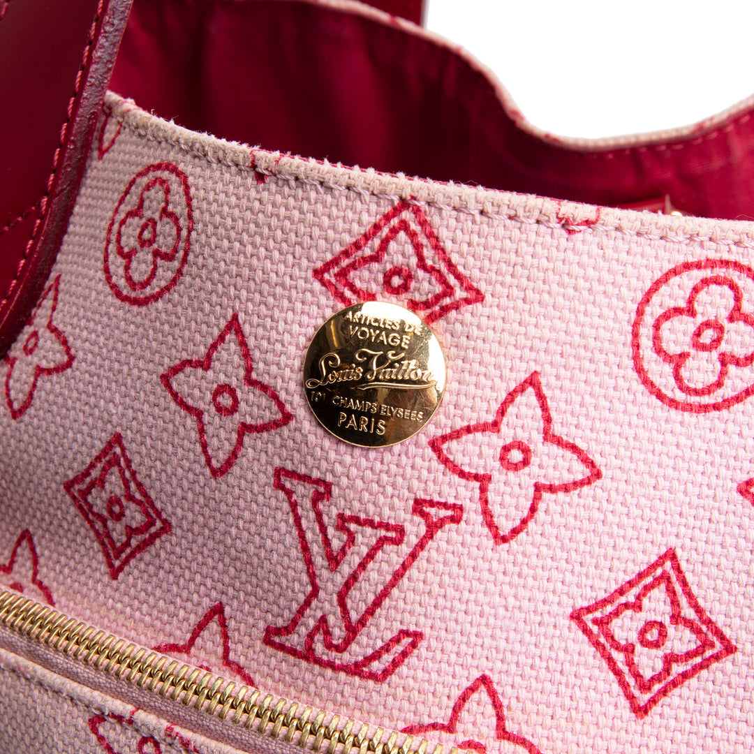 LOUIS VUITTON Cabas Ipanema PM w/ Pouch - Pink OUTLET FINAL SALE