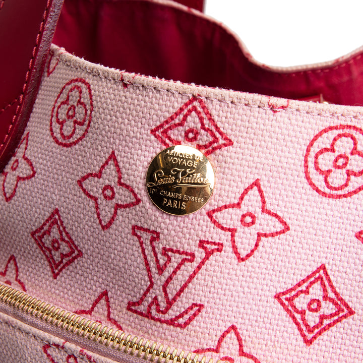 LOUIS VUITTON Cabas Ipanema PM w/ Pouch - Pink OUTLET FINAL SALE