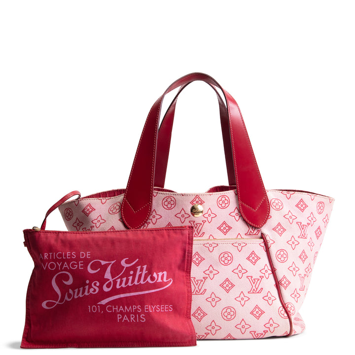 LOUIS VUITTON Cabas Ipanema PM w/ Pouch - Pink OUTLET FINAL SALE