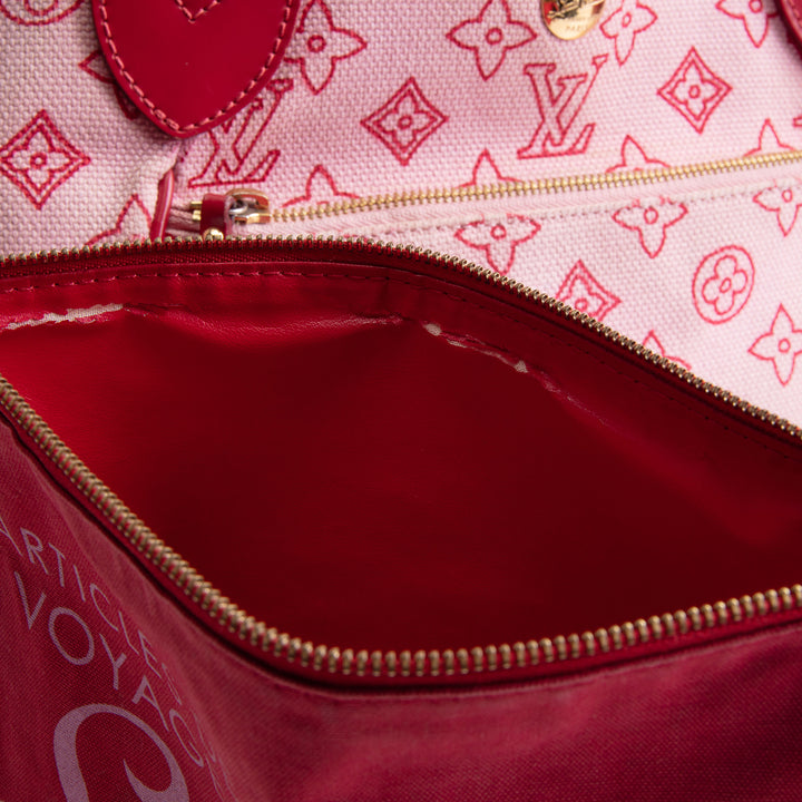 LOUIS VUITTON Cabas Ipanema PM w/ Pouch - Pink OUTLET FINAL SALE